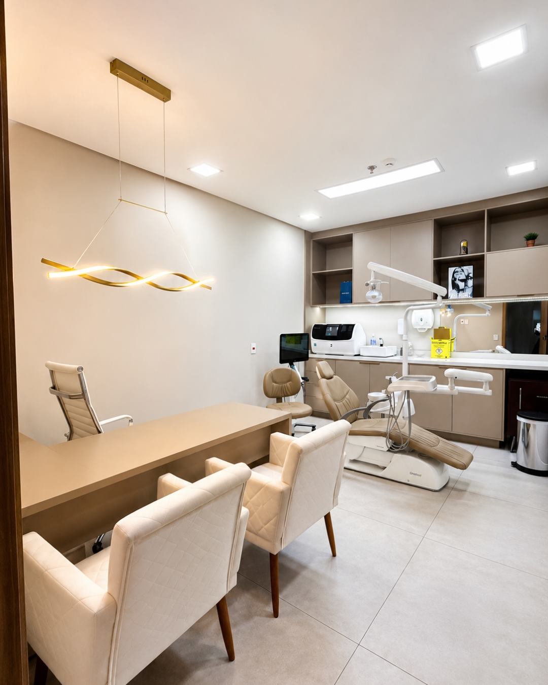 Ambiente da unidade Alphaville, GS Odontologia